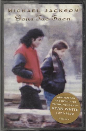 Michael Jackson Gone Too Soon UK cassette single (36028)